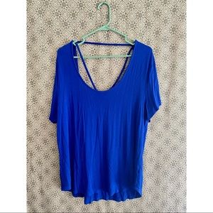 Balance Collection short sleeve strapped back top XL